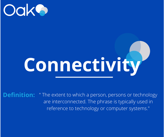 Connectivity definition infographic Oak Engage