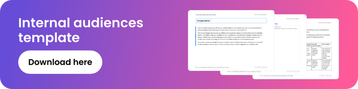 Internal audiences template
