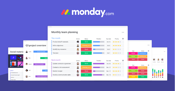 Monday.com interface