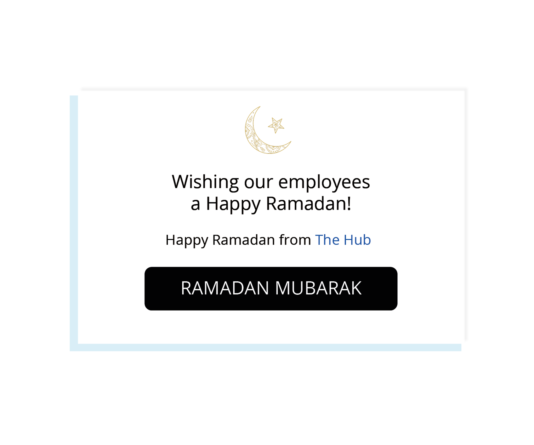 wish your fasting employees a happy ramadan