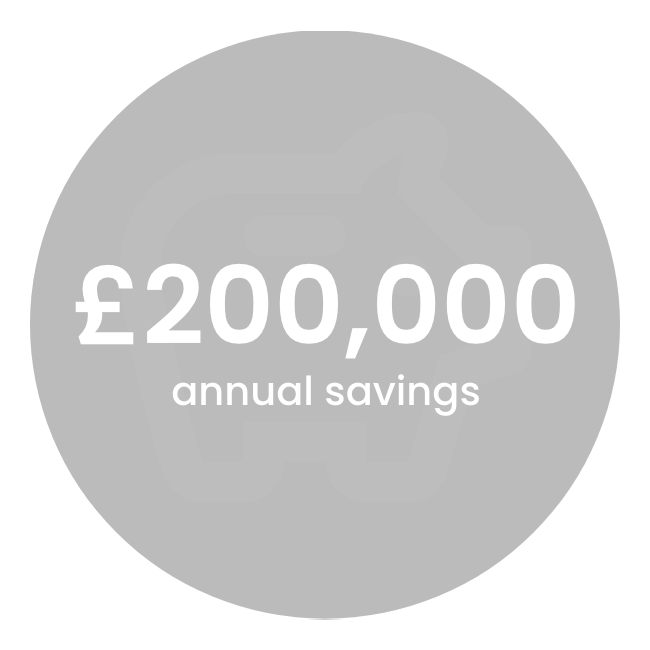 £200,000 annual savings