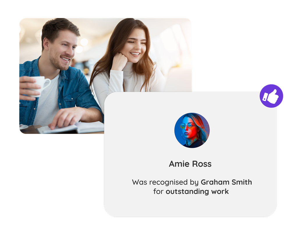 Image shows employee recognition