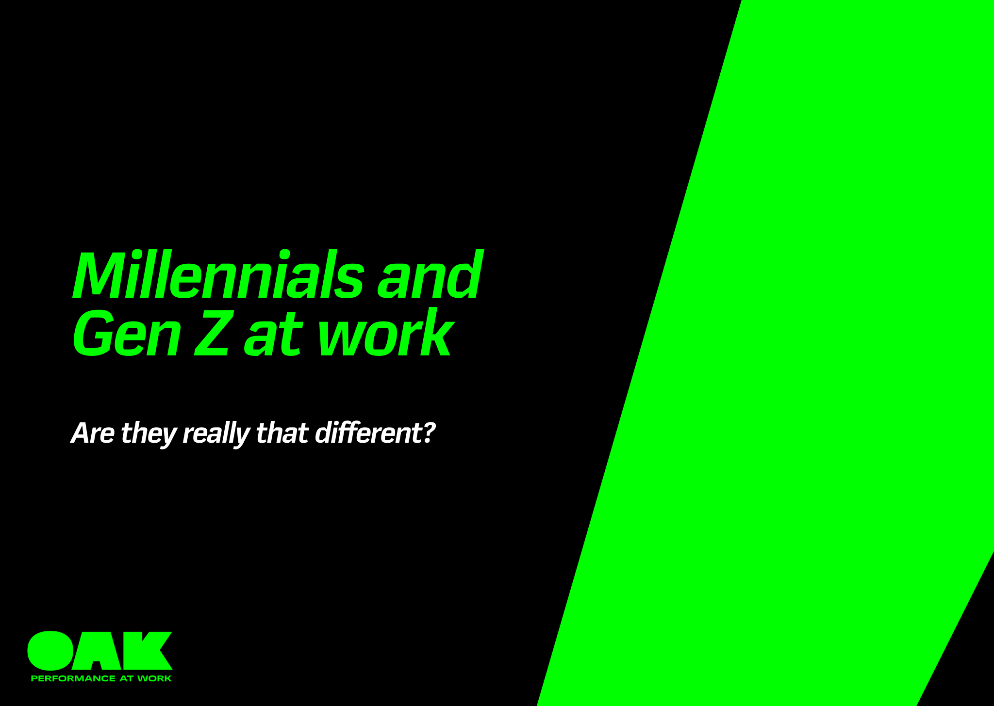 gen z and millennials at work: are they really that different?