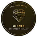 Brilliance winner award logo
